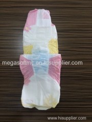 Lovely baby diaper with elastic waistband