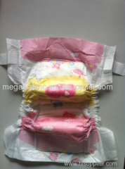 Lovely baby diaper with elastic waistband