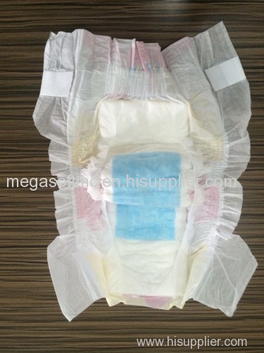 High quality baby diaper with blue ADL core