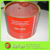 Canned tomato paste in drum