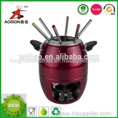 new product stainless steel chocolate fondue set