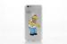 Transparent Simpson Hand grasp the logo cell Plastic Mobile Phone Cases Covers