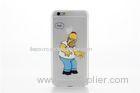 Transparent Simpson Hand grasp the logo cell Plastic Mobile Phone Cases Covers