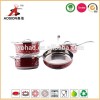 hot new product stainless steel cookware with 9pcs