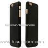 Luxury Carbon Fiber Chromed Edge Plastic Mobile phone Cases for iphone 6