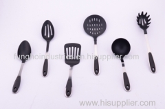 6pcs nylon cooking utensil basting spoon set
