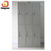 Colorful Powder Coated Lockable Clothes Storage Steel Locker 6 Opening