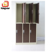 Colorful Powder Coated Lockable Clothes Storage Steel Locker 6 Opening