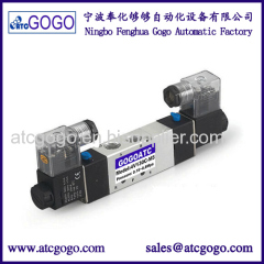 3 way pneumatic solenoid air flow control valve with LED right plug