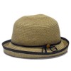 Ladies Natural Fisherman Paper Braid Straw Plaited hat