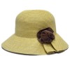 Ladies Vogue Fisherman Spring Hat with flower decorated