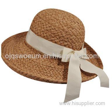 Ladies Stylish Big Brim Wide-brimmed hat with bow