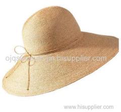 Ladies Big Brim Bonnet hat with Lotus leaf edge