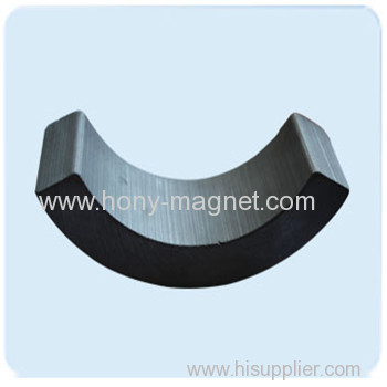 Big bonded arc neodymium magnet