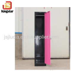 2 Color Clothes Wardrobe KD Structure 1 Door Storage Steel Locker