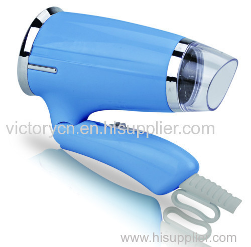 Foldable hair dryer with concentrator