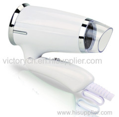 Foldable hair dryer with concentrator