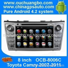 Ouchuangbo Auto GPS Navigation Radio Player for Toyota Camry 2007-2011 DVD System