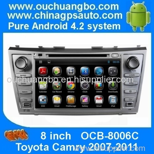 Ouchuangbo Auto GPS Navigation Radio Player for Toyota Camry 2007-2011 DVD System