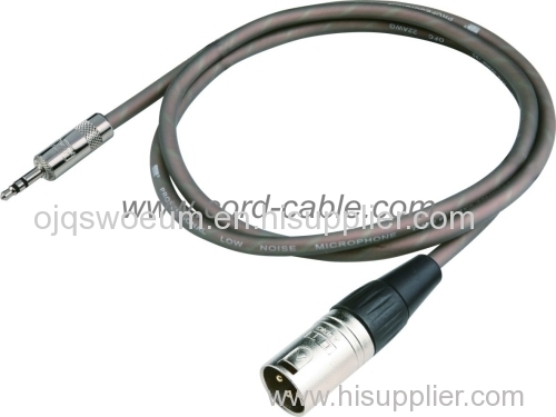 DME Series M XLR to 3.5mm Stereo Jack Microphone Cable
