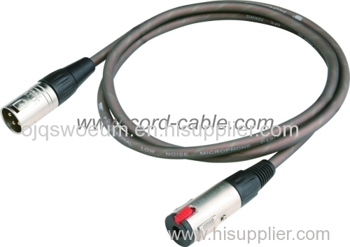 DME Series M XLR to Stereo Jack Socket Microphone Cable
