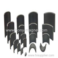 Bonded arc neodymium motor ferrite magnet