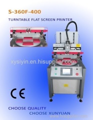 Turntable Flat Screen Printer