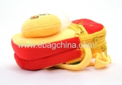 Embroidery 3 zipper wrist package