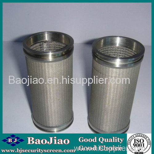 BaoJiao Stainless SteeL Wire Mesh Filter Cylinder/ China Supplier Manufacturer 304/316L Stainless Steel Filter Elements