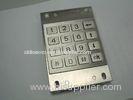 Backlight Vandalproof ATM Pin Pad / Stainless Metal Keypad For Bank
