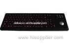 IP65 dynamic backlight vandal proof industrial & military marine keyboards with trackball.