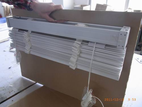 50mm slats ladder tape cord control high profile metal headrail fan window blinds accessaries
