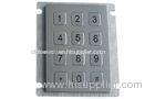 IP65 dynamic rated vandal proof Vending Machine Keypad with short stroke with 12 keys