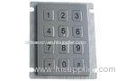 IP65 dynamic rated vandal proof Vending Machine Keypad with short stroke with 12 keys