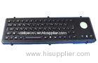71keys Scrachproof Vandalproof Mechanical Trackball Black Metal Keyboards With Fn Keys