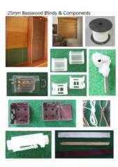 35mm / 1.5 Wood Blinds accessaries with cord tilt mechanism