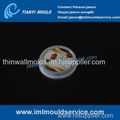 thin walls molds plastic food packaging mould tools iml molding