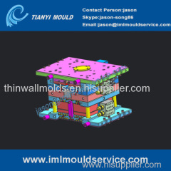 iml plastics molds/ iml containers molded/ iml mold making supplies
