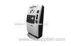PC Stainless Steel Ticket Vending Kiosk With Monitor , WiFi AND Ticket Printer