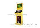 High Safety Self - Service Ticketing / Photo / Card Printing Ticket Vending Kiosk