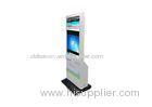 Internet Access Free Standing Kiosk 15 - 22 Inch IR Touch Screen Card Printing / Bill Payment