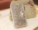 Luxury Bling Diamond Bowknot Leather Mobile Phone Cases For Samsung Galaxy S2