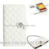 Chain Style Wallet PU Leather Mobile Phone Cases Credit Card Slot Holder for S4