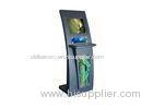 15 ,17 inch LED Touch Screen Information Inquiry Free Standing Kiosk For Banks