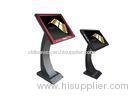 Multimedia Transfer Smart Free Standing Kiosk With 15 Inch AntiVandal IR Touch Screen