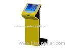 19 Inch Resistance / Capacitive Touch Screen Free Standing Ticket Vending Kiosk