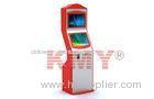 19''Dual Touch Screen Interactive Information Kiosk Tickets Vending For Cinemas
