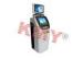 Stainless Steel Free Standing Dual Touch Screen Information Kiosk For Bill Payment
