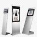Multimedia Touch Screen Free Standing Kiosk For Getting Queuing Numbers