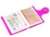 Customized plastic card holder